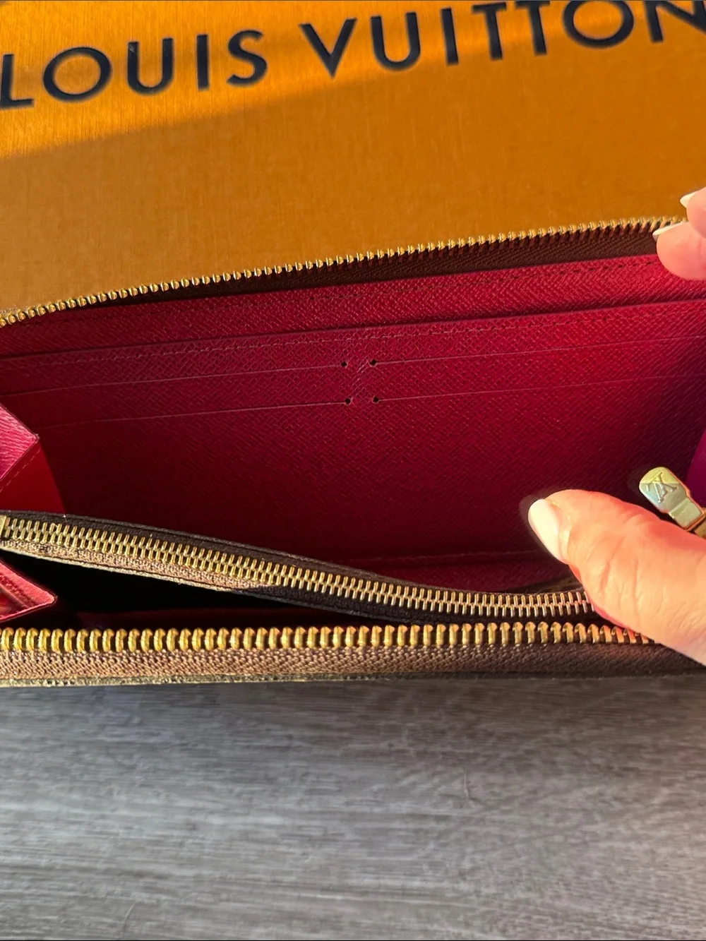 Louis Vuitton Clemence Fuchsia Monogram